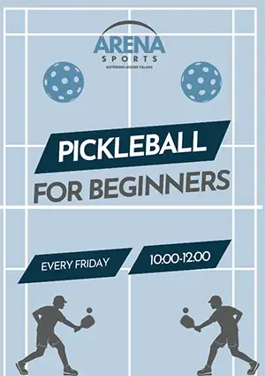 Beginners Pickleball Poster Beginners Pickleball Poster