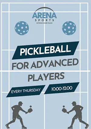 Advanced Pickleball Poster Advanced Pickleball Poste